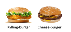 To ulike burgere