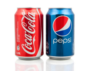 Coca-Cola- og Pepsi-boks